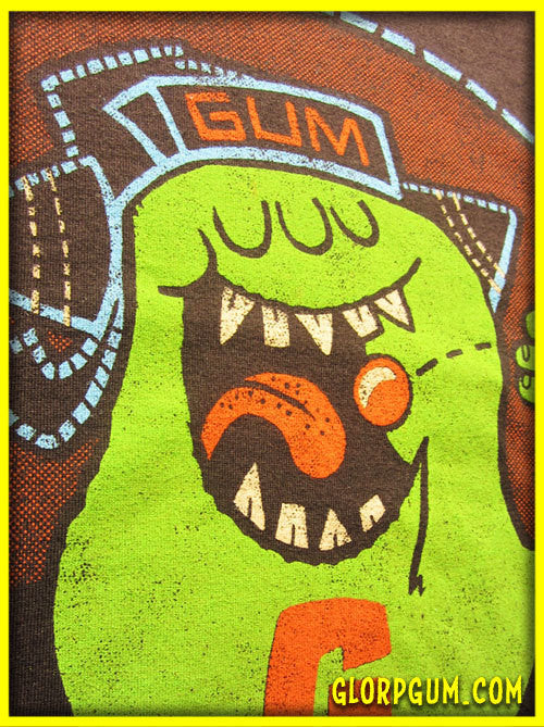 GLORP Gum Chew (with FREE Glorpball Machine Logo T-Shirt!) WH