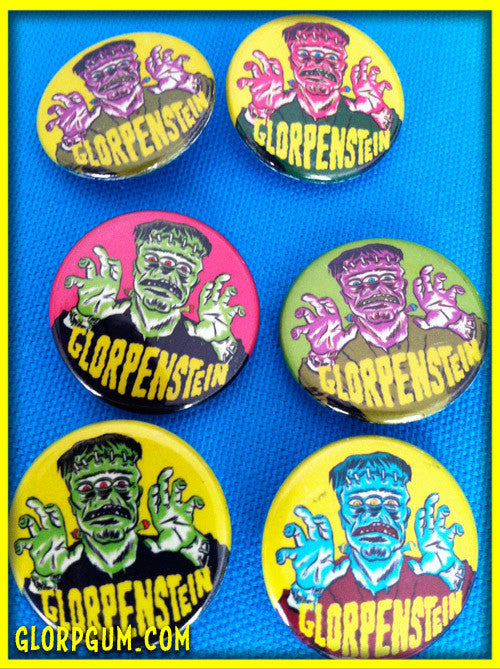 Gamma GLORP Glow in the Dark Monster Buttons!