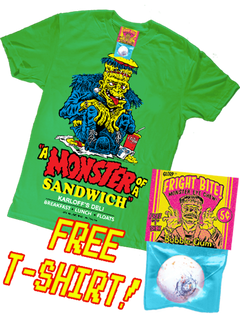 GLORP Fright Bite! (with FREE MONSTER SANDWICH T-Shirt) - Glorp Gum
