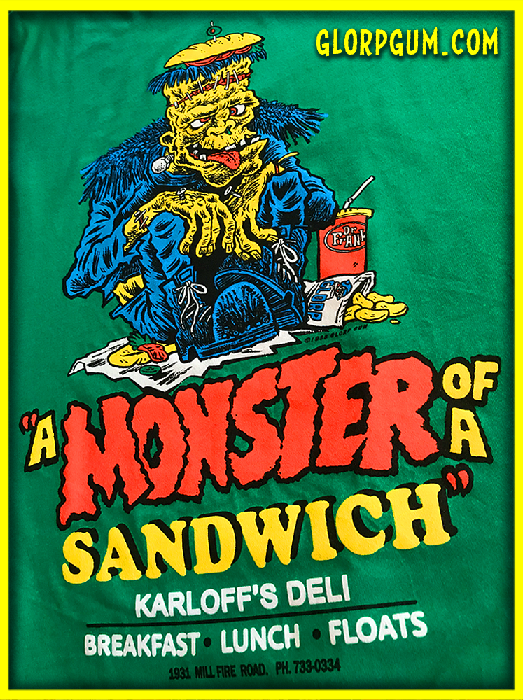 GLORP Fright Bite! (with FREE MONSTER SANDWICH T-Shirt)