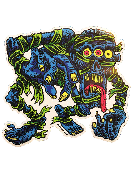 Maniac Mummy Sticker!