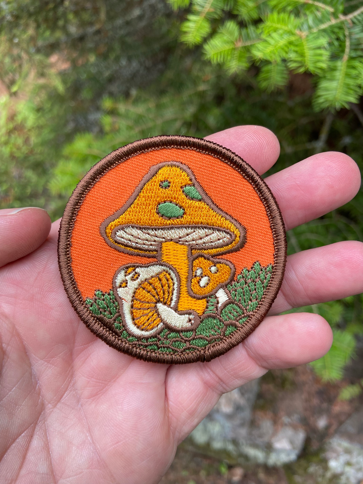 Stoked Wood Peel-N-Stick Mushroom Patch