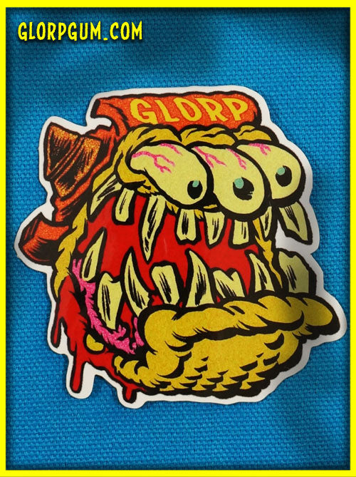 1960s Glorp Fink Sticker