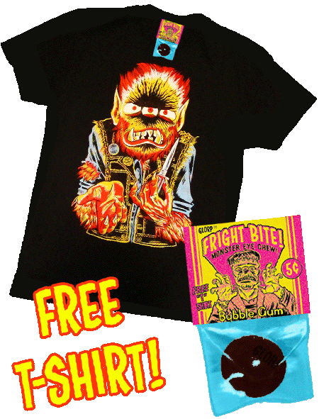 Fright Bite Black! (with FREE Monster Mugger T-Shirt!)