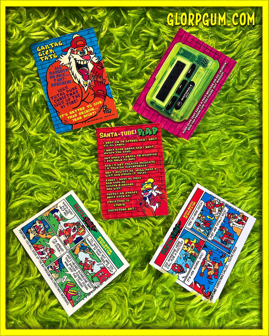 Santa-tude! Holiday Trading Card packs!