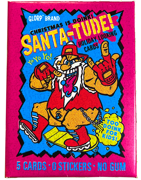Santa-tude! Holiday Trading Card packs! - Glorp Gum Santa-tude! Holiday Trading Card packs! - Glorp Gum