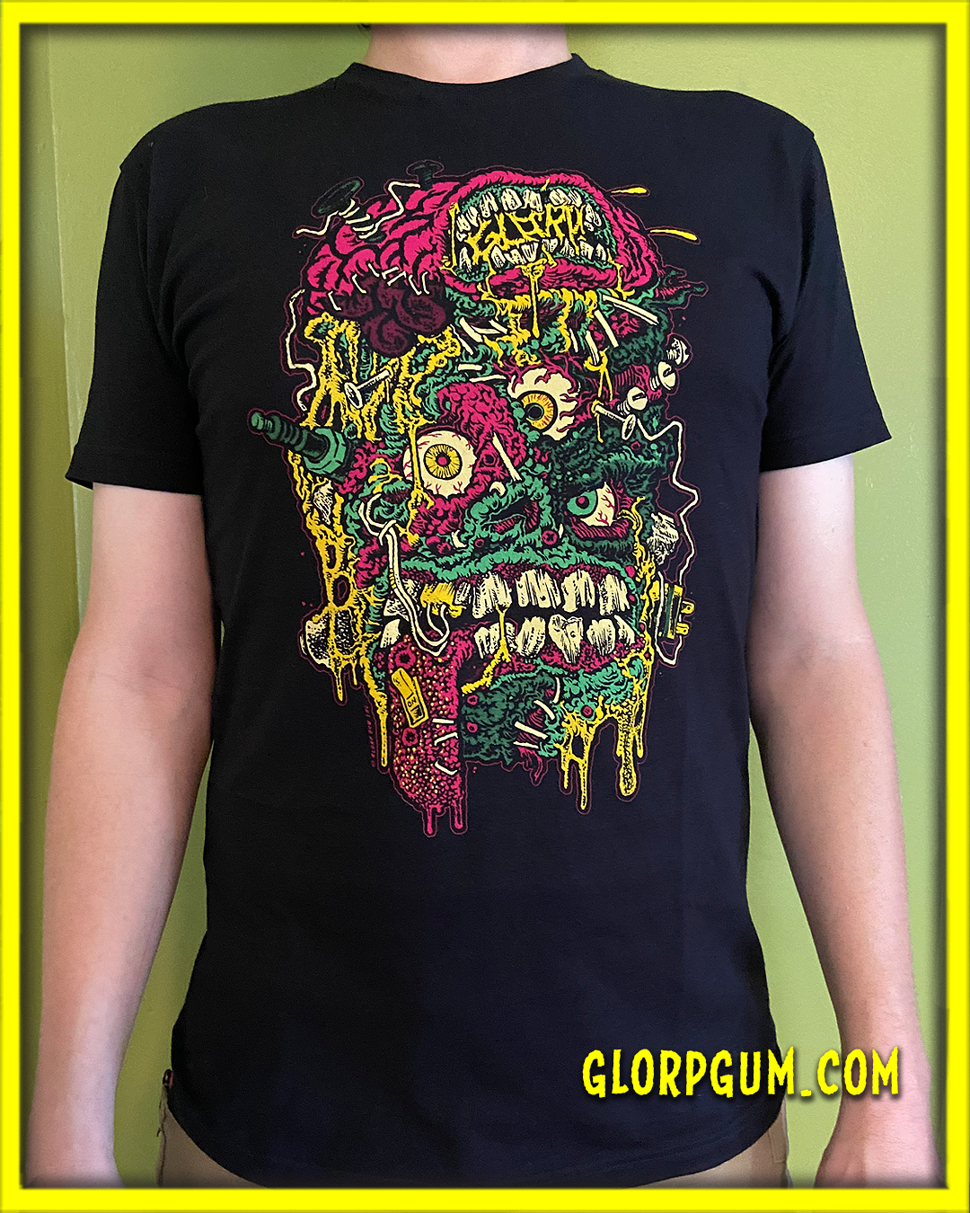 GLORP Fright Bite! (with FREE The Screaming Brain Of  GLORPenstein T-Shirt)