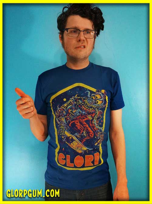 GLORP Arcade Blaster Gum (with FREE Skate Alien T-Shirt!)