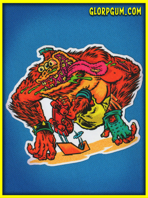 1980&#39;s GLORP Skate Ape Sticker