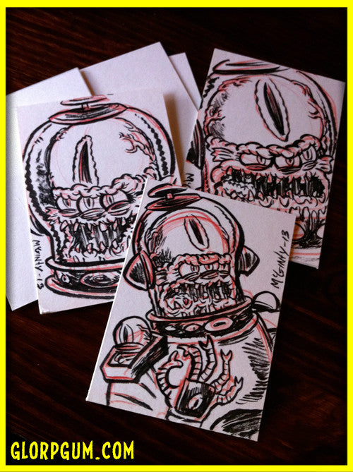 Glorpoids Destroy! Trading Cards