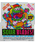 1990's Sour Blades GLORP Gum Machine Sticker!