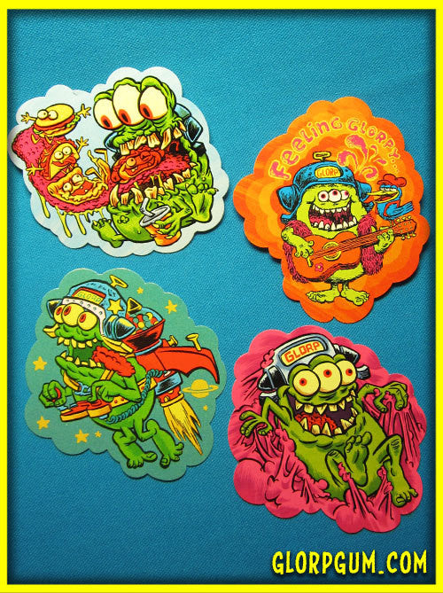GLORP Die Cut Vinyl Sticker Pack!