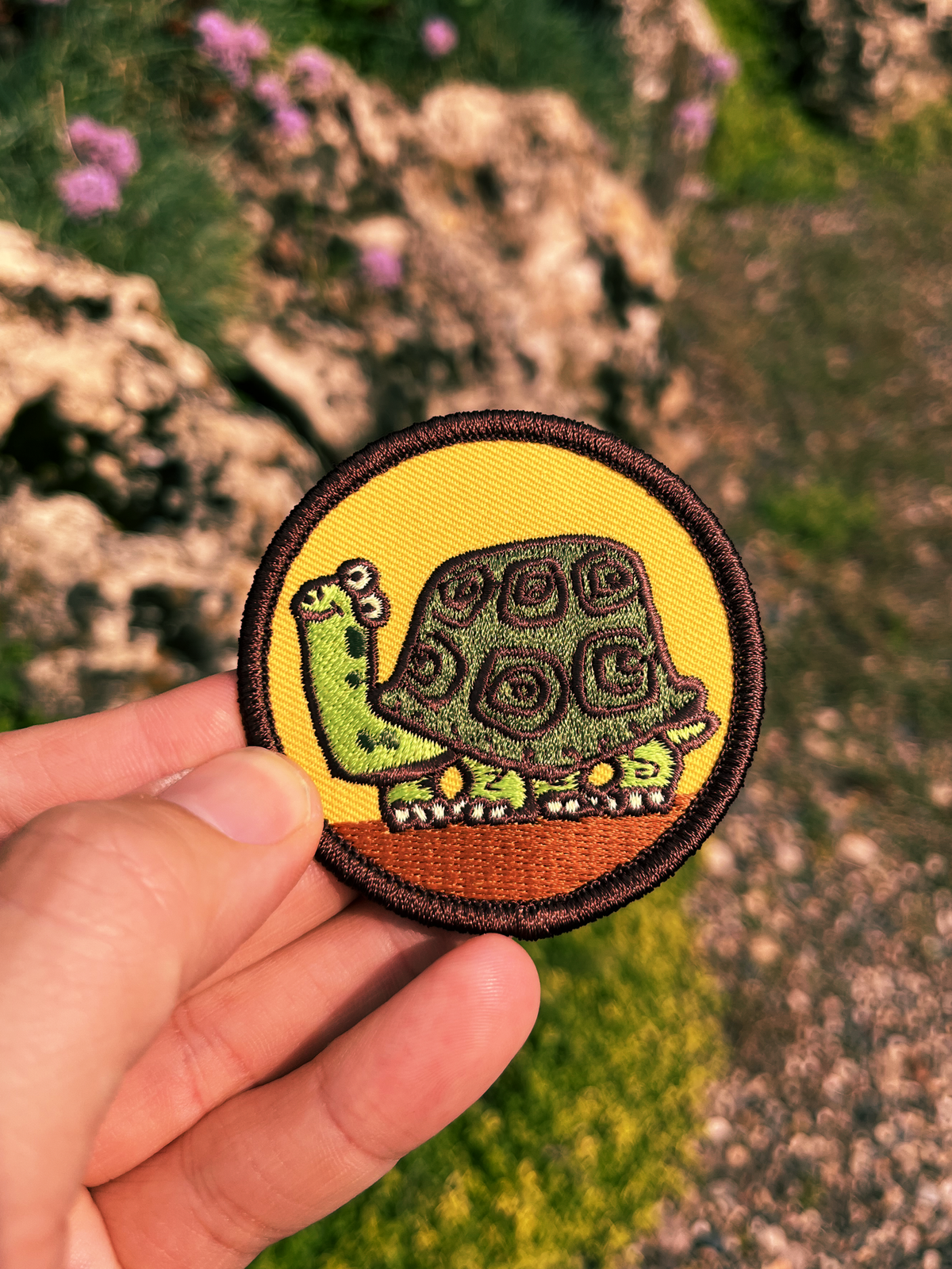 Stoked Wood Peel-N-Stick Turtle Patch