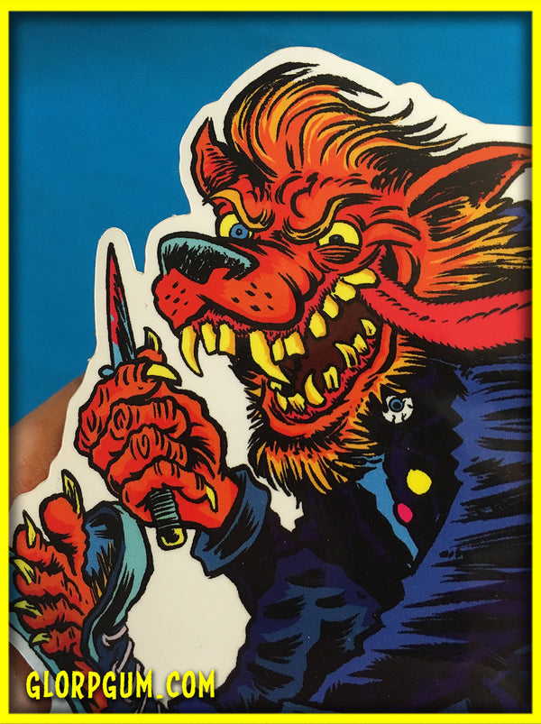 The night of the werewolf - Wolf - Sticker