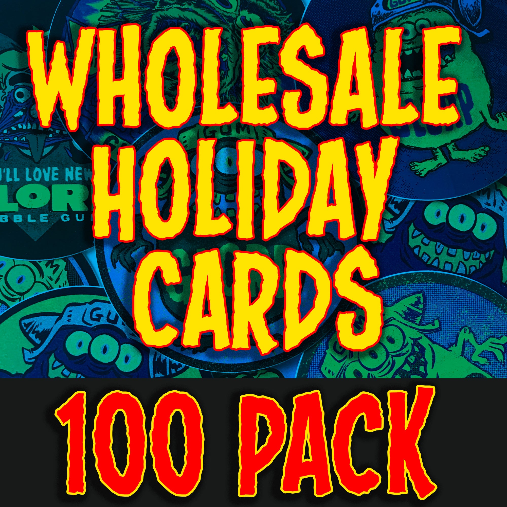 Wholesale Holiday card pack of 100